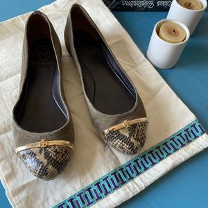 Tory Burch Suede Flats